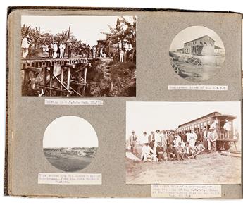 (CUBA.) Photo album of a 1904 trip to Cuba.